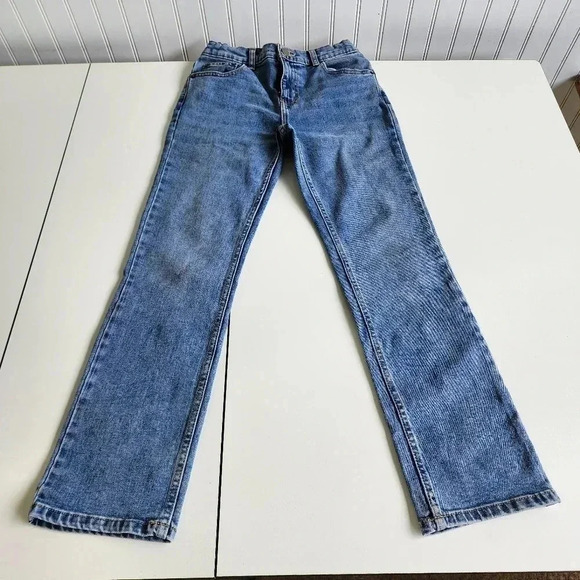 Lot Of 2 Boys Blue Skinny Straight Fit Stretch Cat & Jack Wonder Nation Sz 12 - Picture 6 of 11